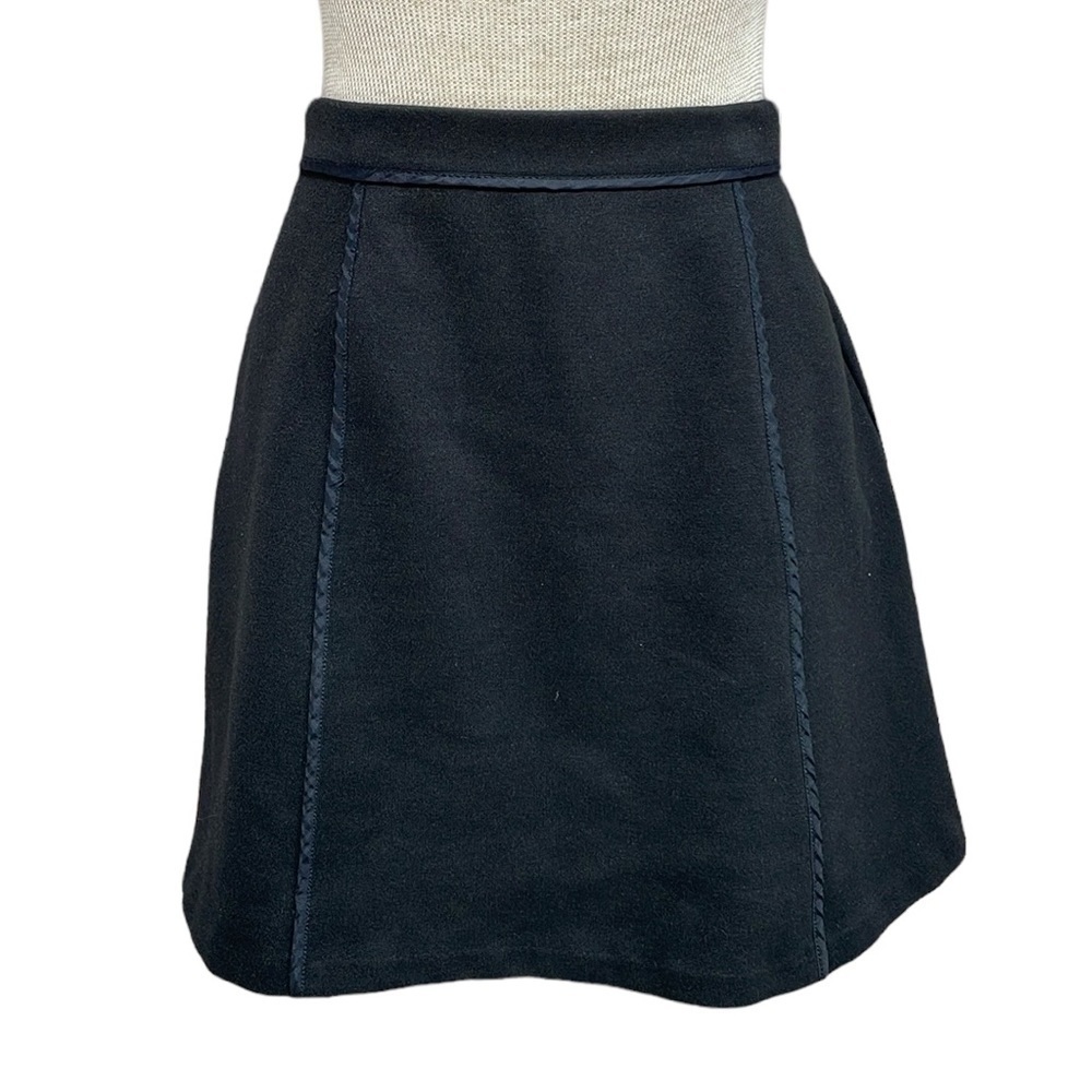 Michael Kors Skirt Womens 2 Black Mini A-Line